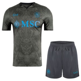 Camisetas SSC Napoli Tercera 2024-25 - Niño (+ Pantalones)